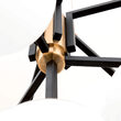 Candelabru Josephine modern 10xE27/40W, LU 1841/6+3+1 MS/SCHWARZ Orion