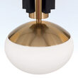 Candelabru Josephine modern 6xE27/40W, LU 1841/5+1 MS/SCHWARZ Orion