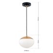 Lustra Josephine moderna E27/40W, HL 6-1811/1 MS/SCHWARZ Orion