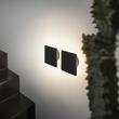 Aplica moderna neagra LED 11W/1100lm/3000K, COVER AP D20 Square 195773 Ideal Lux