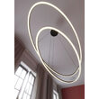 Lustra moderna Leo negru il. indirect LED 108W/14234lm 3000K/4000K, 01-3343 Redo