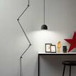 Lustra moderna neagra metalica 1xE27/42W, TALL SP1 Big 196787 Ideal Lux