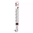 Prelungitor cu 6 prize si intrerupator, 2ml, tip Schuko (CP), Emos P1622