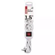 Prelungitor cu 3 prize si intrerupator, 1.5ml, tip Schuko (CP), Emos P1321