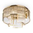 Plafoniera moderna Frame aurie abajur transparent Ø55cm, Maytoni