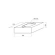 Element decorativ acoperire piulițe și flanșa fixare stâlp XDomus DS01BC Arelux