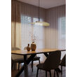 Lustra moderna Cody aurie sticla opal LED 28W/2700lm/3000K, 01-3290 Redo