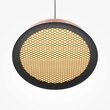 Lustra LED moderna El neagra abajur colorat Ø15cm 12W, Maytoni