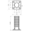 Doza de legatura, simpla, montaj pentru polistiren, 120x120x200mm, Kopos KEZ-KB