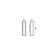 Aplica exterior alba abajur sticla IP54 2xE27/15W, Vitra 9104 Redo