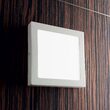 Plafoniera moderna LED 12W/1200lm/3000K, Universal PL D17 Square 138633 Ideal Lux