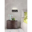 Aplica dreapta Brook neagra suport telefon si USB LED 8W/1000lm/3000K, 01-3316 Redo