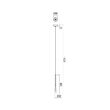 Lustra moderna aurie LED 7W/720lm/3000K, Ito 01-2351 Redo