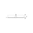 Aplica moderna crom baie IP44 LED 18W/2400lm/3000K-4000K, Aston 01-3272 Redo