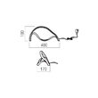 Veioza moderna alb mat LED 12W/1320lm/3000K, Tempest 01-3600 Redo