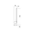 Aplica orientabila baie IP54 alba LED 8.5W/745lm/3000K, Cityline 01-3942 Redo