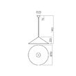 Lustra moderna conica verde masliniu mat 1xE27, Konos 01-3032 Redo