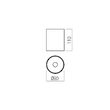 Plafoniera (Spot) moderna negru mat LED 15.5W/1450lm/3000K, Takto 01-3660 Redo