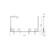Lustra moderna negru mat/cafea argintie LED 28.5W/1319lm/2637K, Praxi 01-4272 Redo