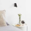 Spot modern negru dispersor reglabil LED 7W/670lm/3000K, Pipe AP 281001 Ideal Lux