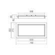 Plafoniera LED moderna alb mat 40W/2160lm 3000K/4000K/6500K, Perimetro 05-980 Smarter