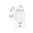 Plafoniera LED moderna alb mat 16W/986lm 3000K/4000K/6500K, Tatami 05-986 Smarter