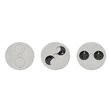 Priza dubla Schuko, incastrabila, otel inoxidabil, Twist 931.000, Bachmann