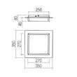 Plafoniera LED moderna auriu mat 28W/1655lm 3000K/4000K/6500K, Perimetro 05-972 Smarter