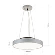 Plafoniera/Lustra Space moderna LED 40W/4400lm/3000K, DL 7-685/44 TITAN Orion