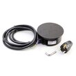 Priza dubla, incastrabila, negru mat, Twist 931.150, Bachmann