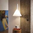 Lustra moderna alba abajur sticla 1xE27/60W, COCKTAIL SP1 Big 074313 Ideal Lux