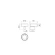 Aplica aurie LED 6W/374lm/3000K Punkt 01-3094 Smarter