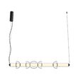 Lustra LED moderna Cosmo neagra abajur transparent L16cm 39W, Maytoni