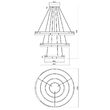 Lustra LED moderna dimmabila 36W/4800lm/3000K, Castle 01-3181 Smarter
