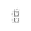 Veioza negru mat cadru alama abajur sticla opal E14/28W, Zodiac 01-3052 Smarter