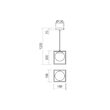 Lustra negru mat cadru alama abajururi sticla opal E14/28W, Zodiac 01-3056 Smarter