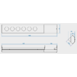 Bloc multiprize, 4 prize Schuko + port USB si comutator, cablu 2 metri, Casia 923.008, Bachmann