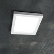 Plafoniera moderna LED 22W/2400lm/3000K, Universal PL D30 Square 138657 Ideal Lux