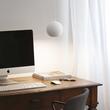 Lustra moderna alba abajur sferic 1xGU10/28W, Mr Jack SP1 Small 231228 Ideal Lux
