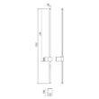 Aplica LED moderna alba 11W/871lm/3000K, Taboo 01-3123 Smarter