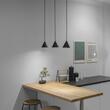 Lustra moderna neagra abajur conic 1xGU10/28W, A-LINE SP1 D13 232713 Ideal Lux