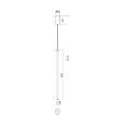 Lustra aurie LED 9W/658lm/3000K Taboo 01-3115 Smarter