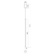 Lustra aurie LED 11W/798lm/3000K Taboo 01-3118 Smarter