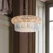 Candelabru modern auriu cristal 16xE14/40W, NABUCCO SP16 237800 Ideal Lux