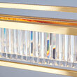 Lustra Prism cristal moderna aurie LED 80W/6400lm/3000K, HL 6-1701/90x17 GOLD Orion