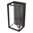 Aplica exterior IP44 neagra senzor PIR 1×E27/15W LED Malva ZGH040P Emos