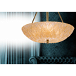 Lustra moderna, abajur din sticla aurie, 3xE27/60W, Diamante 8229, Amplex