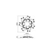 Plafoniera moderna Tiara 02-981 Smarter