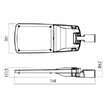 Corp iluminat stradal LED XLANE 120W/150W 100-277V AC 4000K IP65 S Arelux LNX03NW S