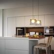 Lustra moderna din sticla finisaj ambra 1xG9/15W, FADE SP1 271316 Ideal Lux
